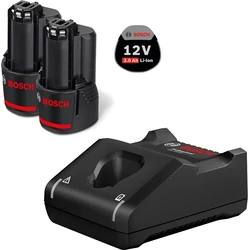 Φορτιστής Εργαλείων Bosch Basis Starter Set 2x2.0Ah + GAL 12V-40