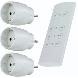 Πρίζα Ρεύματος Wi-Fi REV Radio Switch Set 3 + 1 compact white