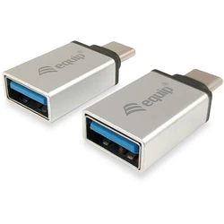 Αντάπτορας USB Equip C to A Silber
