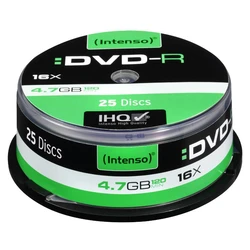 DVD-R Intenso 4,7GB 25pcs CakeBox 16x