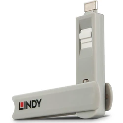 Kλειδαριά Lindy USB Typ C Port lock white