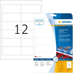 Ετικέτες Herma hard wearing A4 White 97x42,3 mm foil 300 pcs