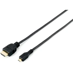 Καλώδιο HDMI Equip HS 1.4 A-D M/M 1.0m 4K30Hz HDR sw