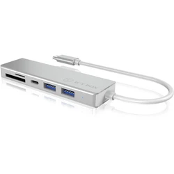 USB Hub IcyBox USB 3.0 Type-C IB-HUB1413CR & card reader