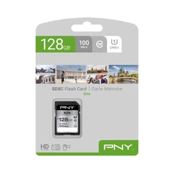 Κάρτα Μνήμης SD XC 128GB PNY Elite R100MB/s retail