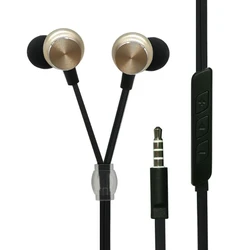 Handsfree Ακουστικά 2GO In-Ear Stereo "Luxury" - gold Zipper-Style