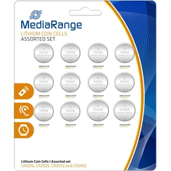 Μπαταρίες Ρολογιών MediaRange Lithium/CR2016/ 12 pieces different