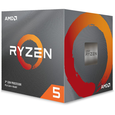 Product CPU AMD AM4 Ryzen 5 6 Core Box 3600 3,6 GHz MAX Boost 4,2GHz 6xCore 32MB 95W with Wraith Stealth Cooler 7nm base image