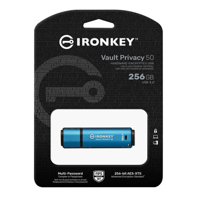 Product USB Flash 256GB Kingston IRONKEY VAULT PRIVACY 50 base image