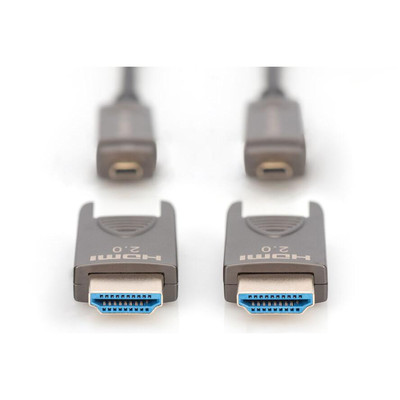 Product Καλώδιο HDMI Digitus AOC Hybrid 4K detachable 15m Black base image