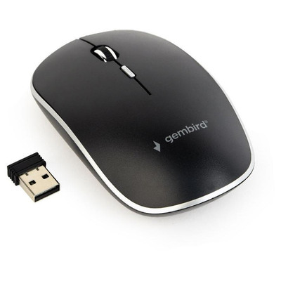 Product Ποντίκι Ασύρματο Gembird OPT 4 buttons inkl. nano USB Black base image
