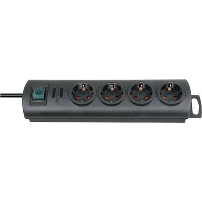 Product Πολύπριζο Brennenstuhl PRIMERA-LINE 4 fold black 1,5m base image