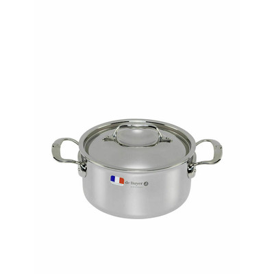 Product Κατσαρόλα De Buyer Affinity Saucepot Stainless Steel with lid 20 cm base image