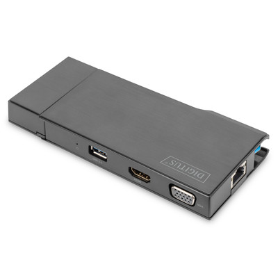Product Docking Station Digitus DA-70894 USB 3.0 - VGA, HDMI - GigE base image