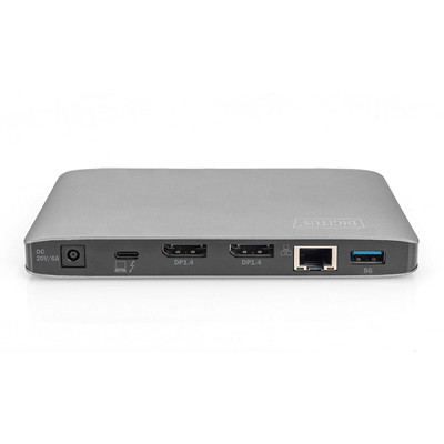 Product Docking Station Digitus USB-C 3.1 Gen 1 / Thunderbolt 3 - 2 x DP - GigE base image