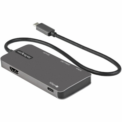 Product Docking Station StarTech USB-C to 4K 30Hz HDMI, 100W Pass-through, SD/MicroSD Slot, 3-Port USB 3.0 Hub, Thunderbolt 3 (DKT30CHSDPD) base image