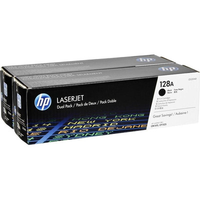 Product Toner HP 128A - 2-pack - black - original - LaserJet (CE320AD) base image