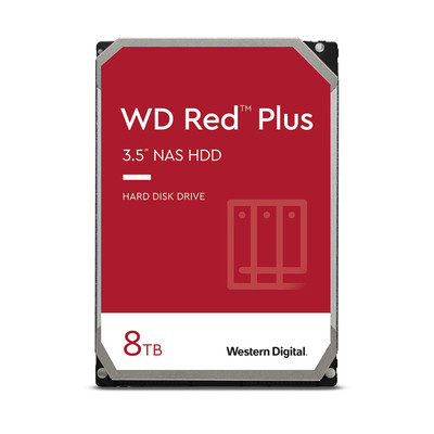 Product Εσωτερικός Σκληρός Δίσκος Για NAS 3.5" 8TB WD Red Plus WD80EFZZ - SATA 6Gb/s base image