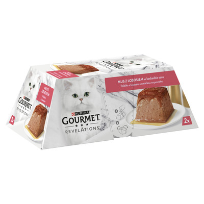 Product Υγρή Τροφή Γάτας Purina Gourmet Revelations Salmon 2x57 g base image