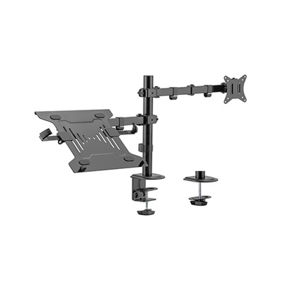 Product Βάση Monitor Gembird MA-DA-03 with notebook tray (rotate, tilt, swivel) base image