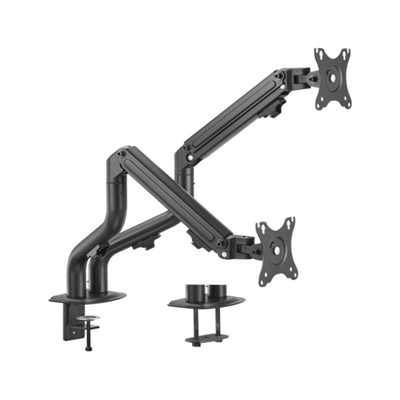 Product Βάση Monitor Gembird MA-DA2-02 Adjustable desk 2 (tilting), 17”-32”, up to 8 kg base image