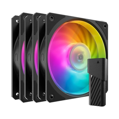 Product Case Fan Cooler Master Set of 3 FANS Mobius 120P ARGB fans base image