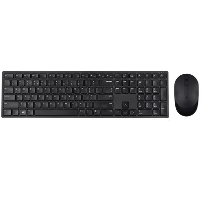 Product Σετ Πληκτρολόγιο & Ποντίκι Ασύρματο Dell KM5221W RF QWERTY US International Black base image