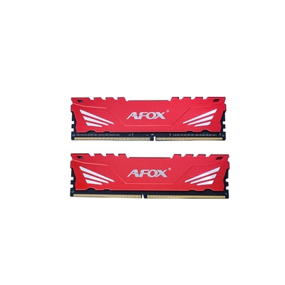 Product Μνήμη RAM Σταθερού DDR4 32GB AFOX Gaming 2X16GB 3200MHZ CL16 XMP2 RED base image