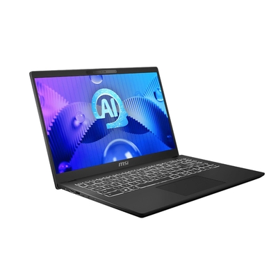 Product Laptop MSI 15.6" Modern 15 H AI C1MOG-209PL Ultra 7 155H FHD IPS 16GB DDR5 SSD512 Arc Graphics Win11 (US Keyboard) (C1MOG-209PL) base image
