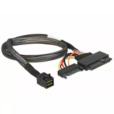 Product Καλώδιο Delock SFF-8643 -> U.2 SFF-8639 + SATA 15Pin 0.50m base image