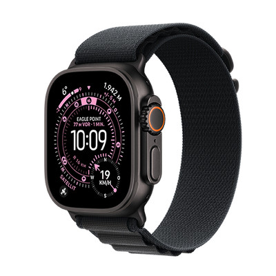 Product Smartwatch Apple Watch Ultra 3 5G 49mm Black Titanium with Alpine Loop M - Black base image