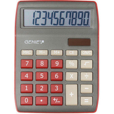 Product Αριθμομηχανή Genie 840DR dark red 10-digit base image