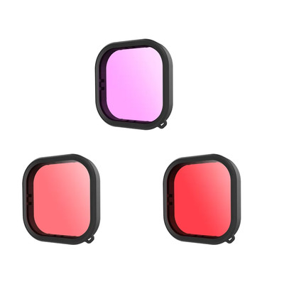 Product Αξεσουάρ Lens waterproof filter set Telesin for GoPro Hero 9 / Hero 10 / Hero 11 (GP-FLT-904) base image