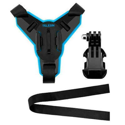 Product Βάση Action Cameras Telesin Motorcycle Helmet Chin + J-Hook Mount (GP-HBM-MT7) base image