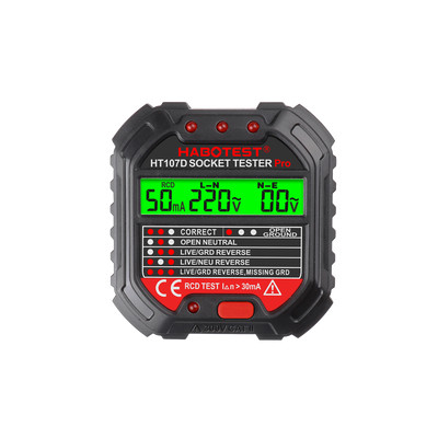 Product Tester Καλωδίων Socket with digital display Habotest HT107D base image