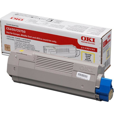 Product Toner OKI - Yellow - original base image