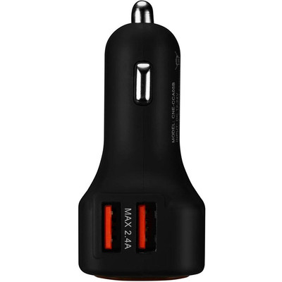 Product Φορτιστής Αυτοκινήτου Canyon 4Port 4.8A,4xUSB-A black/orange retail base image