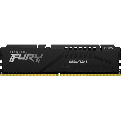 Product Μνήμη RAM Σταθερού DDR5 16GB 5200 Kingston CL40DIMM FURYBeastBlck base image