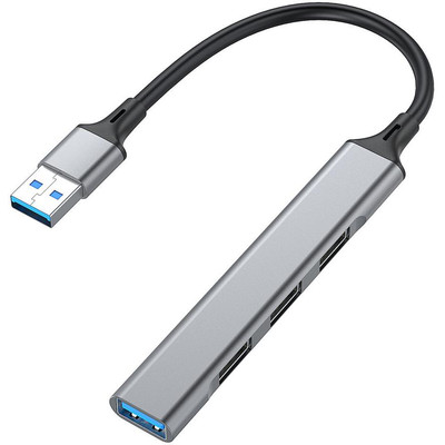 Product USB Hub Equip 4-Port 1x3.0/3x2.0 USB->USB3.0 without power supply gray base image