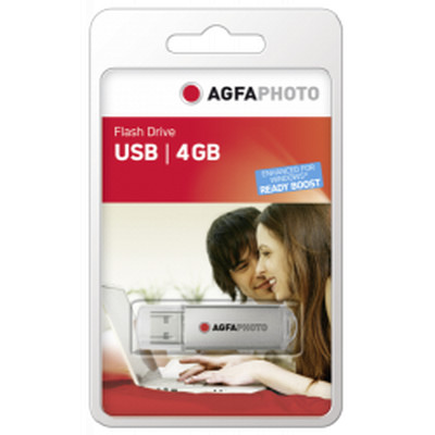 Product USB Flash 4GB AgfaPhoto Silver USB 2.0 base image