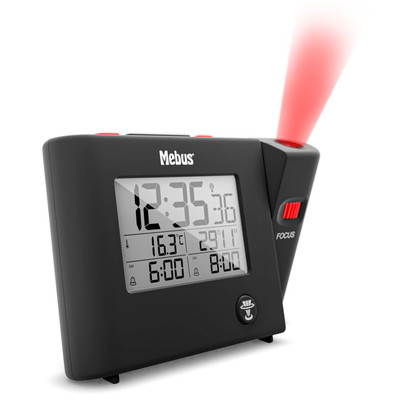 Product Ρολόι Ξυπνητήρι Mebus 25795 Radio controlled with Projection base image