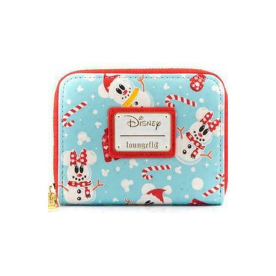 Product Πορτοφόλι Loungefly Disney Seasonal Snowman Minnie Mickey Aop Zip Around (WDWA1785) base image