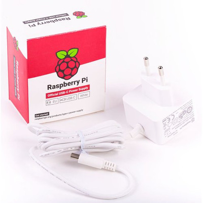 Product Τροφοδοτικό Raspberry PI 4B PS WHITE base image