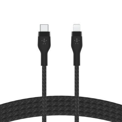 Product Καλώδιο USB Belkin Flex Lightning/USB-C 15W 1m black CAA011bt1MBK base image