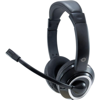Product Headset CONCEPTRONIC headset USB 2m cable, microphone, tele. Stereo base image