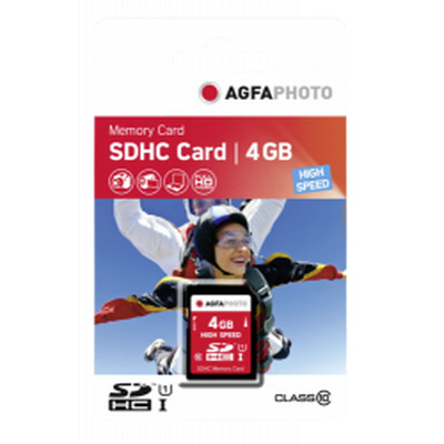 Product Κάρτα Μνήμης SDHC 4GB AgfaPhoto High Speed Class 10 UHS I base image