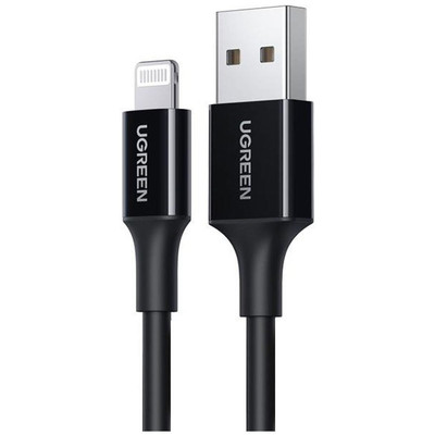 Product Καλώδιο USB Ugreen Lightning To USB-A 2.0 1m black base image