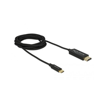 Product Καλώδιο USB Delock Typ-C > HDMI (DP Alt Mode) 4K 60Hz 2m koax. base image