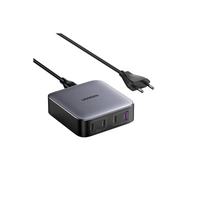 Product Φορτιστής Πρίζας Ugreen Nexode 1*USB-A + 3*USB-C 100W Desktop Fast Charger Black base image