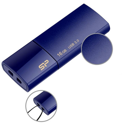 Product USB Flash 16GB Silicon Power USB3.0 B05 Blue base image